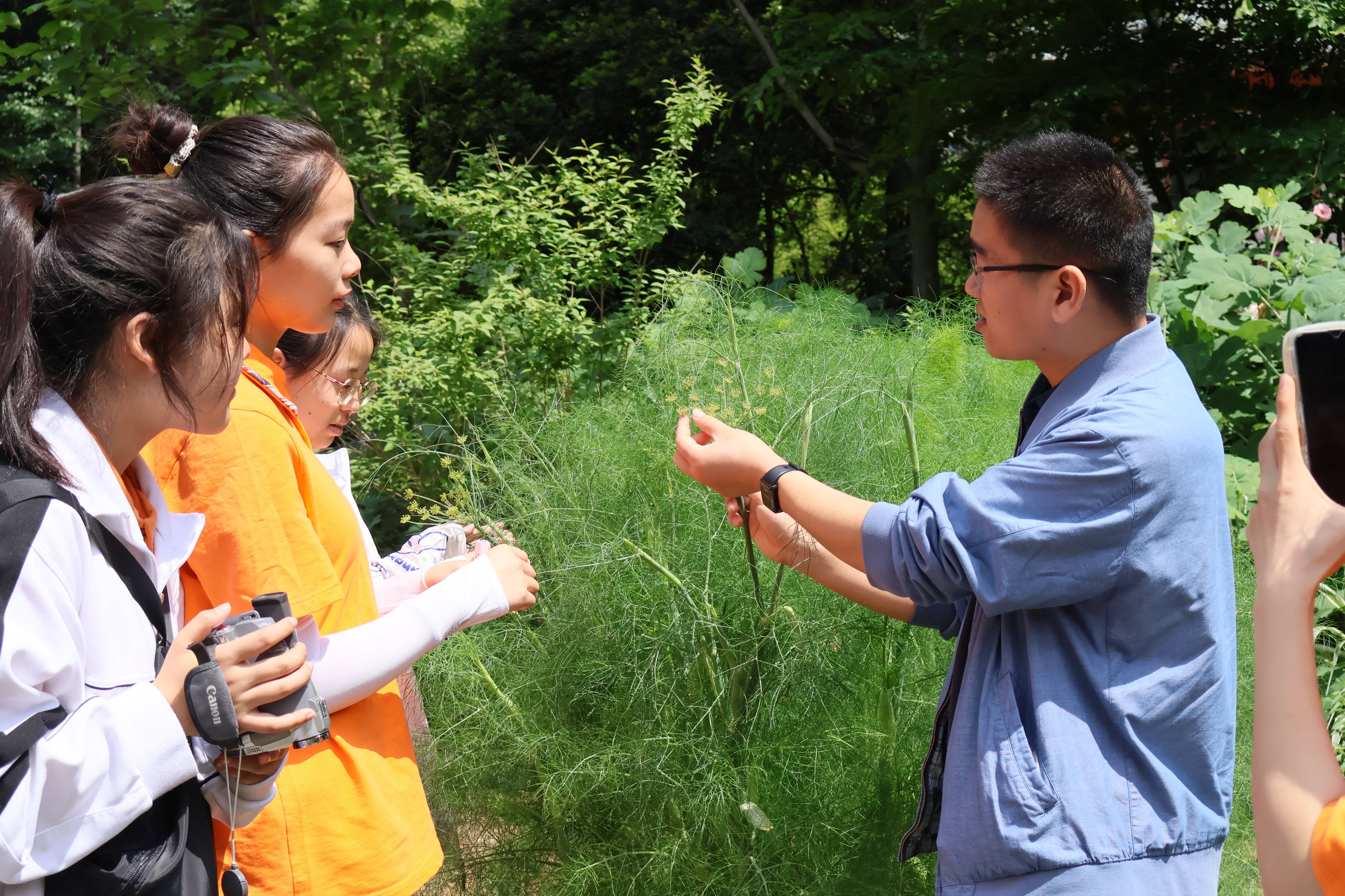 党员教师在指导青年学生(1)